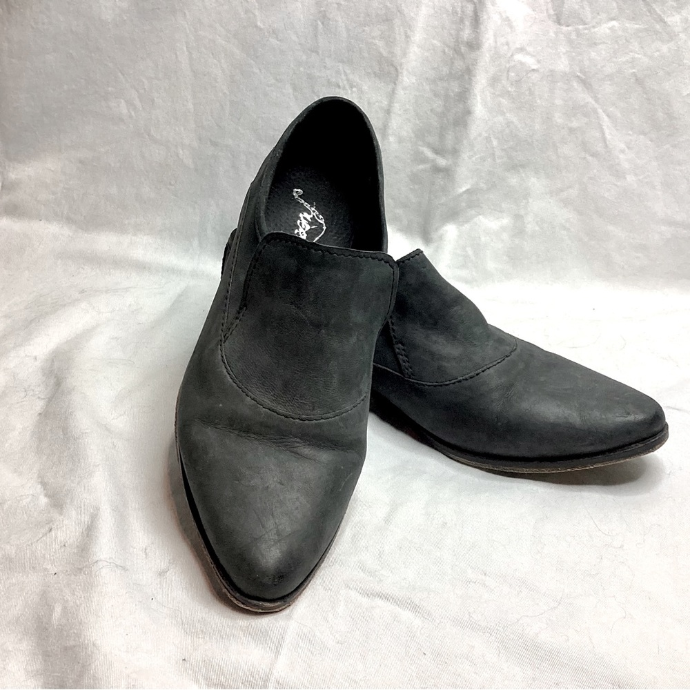 Free People Brady Carbon Suede Loafer size 9.5
